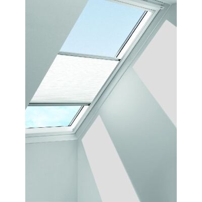 Store Velux Extension Plissé Blanc 94x98cm Fpl P04 1016 Neuf - Publicité Store Velux Extension Plissé Blanc 94x98cm Fpl P04 1016 Neuf - Publicité
