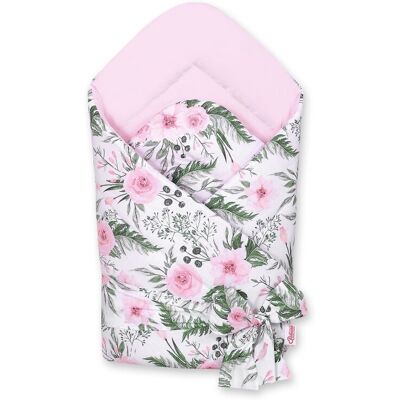 Bobono Écharpe De Portage Douce Double Face Pour Bébé Avec Liens - Pivoines Roses - Publicité Bobono Écharpe De Portage Douce Double Face Pour Bébé Avec Liens - Pivoines Roses - Publicité