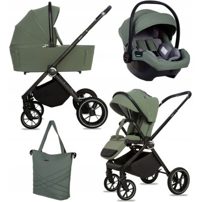 Poussette, Nacelle Et Siège Auto 3 En 1 Babylux Gavia - Publicité Poussette, Nacelle Et Siège Auto 3 En 1 Babylux Gavia - Publicité