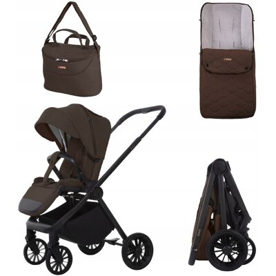 Poussette Pliante Urbaine Légère Babylux Scale Avec Sac De Couchage - Publicité Poussette Pliante Urbaine Légère Babylux Scale Avec Sac De Couchage - Publicité