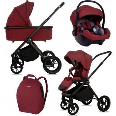 Poussette, Nacelle Et Siège Auto 3 En 1 Babylux Boldo - Publicité Poussette, Nacelle Et Siège Auto 3 En 1 Babylux Boldo - Publicité