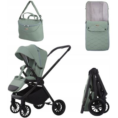 Poussette Pliante Urbaine Légère Babylux Scale Avec Sac De Couchage - Publicité Poussette Pliante Urbaine Légère Babylux Scale Avec Sac De Couchage - Publicité