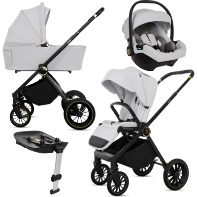 Poussette Babylux Rosso 4-En-1, Nacelle, Siège Auto, Base Isofix - Publicité Poussette Babylux Rosso 4-En-1, Nacelle, Siège Auto, Base Isofix - Publicité