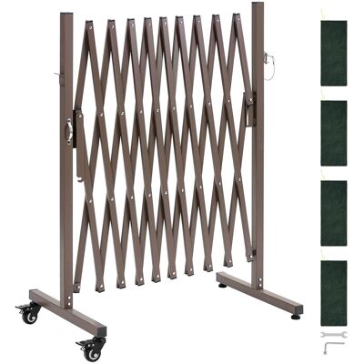 Vevor Barrière De Sécurité Extensible Accordéon Mobile Pliable 3,07 M Marron - Publicité Vevor Barrière De Sécurité Extensible Accordéon Mobile Pliable 3,07 M Marron - Publicité