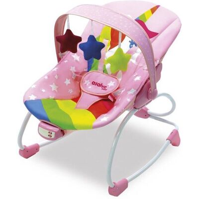 Balancelle pour bébé Asalvo Jungle Bleu - Balancelle et Salon - Publicité Balancelle pour bébé Asalvo Jungle Bleu - Balancelle et Salon - Publicité