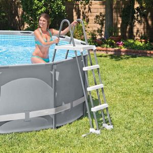 Échelle de sécurité pour piscine Intex à 4 marches - Publicité Échelle de sécurité pour piscine Intex à 4 marches - Publicité