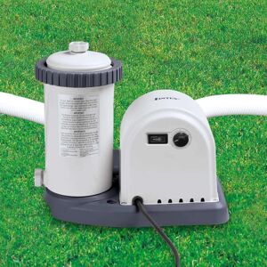 Pompe à Filtre Piscine Intex - 5678 L/h - Pompe de Filtration - Publicité Pompe à Filtre Piscine Intex - 5678 L/h - Pompe de Filtration - Publicité