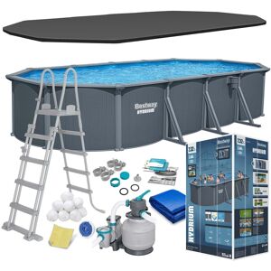 Piscine Ovale Bestway Hydrium 732x366x132 - Publicité Piscine Ovale Bestway Hydrium 732x366x132 - Publicité