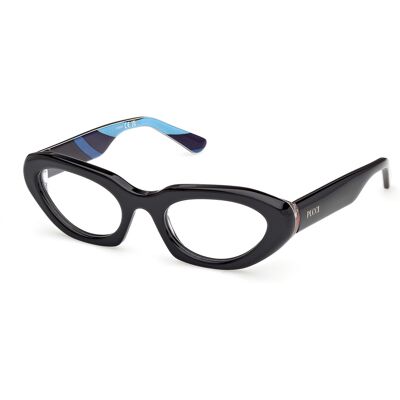 Lunettes De Vue Pucci Ep5271 005 Black/texture 52/21/140 Femme - Publicité Lunettes De Vue Pucci Ep5271 005 Black/texture 52/21/140 Femme - Publicité