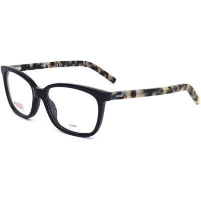 Boss Lunettes De Vue Hugo Hg 0257 Black Havana 53/16/140 Femme - Publicité Boss Lunettes De Vue Hugo Hg 0257 Black Havana 53/16/140 Femme - Publicité