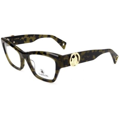 Lunettes De Vue Lanvin Lnv2617 Green Havana 52/18/140 Femme - Publicité Lunettes De Vue Lanvin Lnv2617 Green Havana 52/18/140 Femme - Publicité