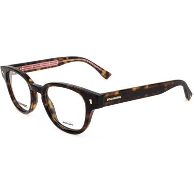 Lunettes De Vue Dsquared2 D2 0057 Havana 46/20/150 Homme - Publicité Lunettes De Vue Dsquared2 D2 0057 Havana 46/20/150 Homme - Publicité