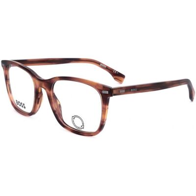 Hugo Boss 1369 Lunettes Carrées Havana Clair - Lunettes - Publicité Hugo Boss 1369 Lunettes Carrées Havana Clair - Lunettes - Publicité