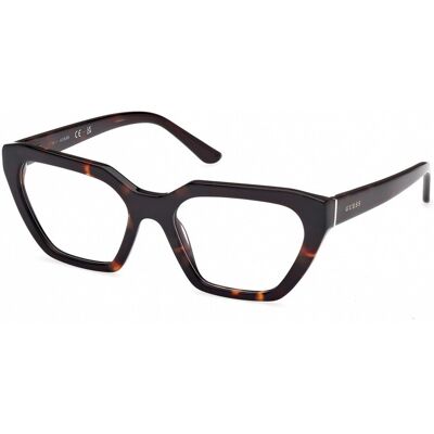 Lunettes De Vue Guess Gu50176 Havana 54/18/140 Unisex - Publicité Lunettes De Vue Guess Gu50176 Havana 54/18/140 Unisex - Publicité