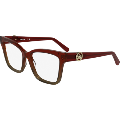 Lunettes De Vue Longchamp Lo2761 N 609 Clear Gradient Red/brown 53/17/140 Femme - Publicité Lunettes De Vue Longchamp Lo2761 N 609 Clear Gradient Red/brown 53/17/140 Femme - Publicité
