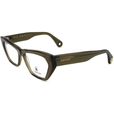 Lunettes De Vue Lanvin Lnv2627 Khaki 54/16/140 Femme - Publicité Lunettes De Vue Lanvin Lnv2627 Khaki 54/16/140 Femme - Publicité
