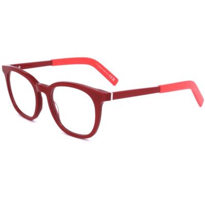 Lunettes De Vue Moncler Ml5207 Shiny Red 50/19/145 Unisex - Publicité Lunettes De Vue Moncler Ml5207 Shiny Red 50/19/145 Unisex - Publicité
