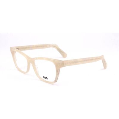 Lunettes De Vue Gcds Gd5015 Ivory 54/16/145 Unisex - Publicité Lunettes De Vue Gcds Gd5015 Ivory 54/16/145 Unisex - Publicité