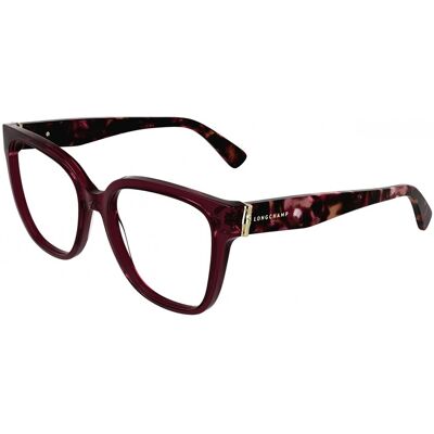 Lunettes De Vue Longchamp Lo2745 Transparent Burgundy 54/17/140 Femme - Publicité Lunettes De Vue Longchamp Lo2745 Transparent Burgundy 54/17/140 Femme - Publicité