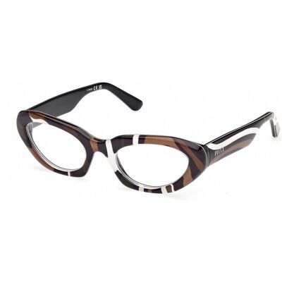 Lunettes De Vue Pucci Ep5271 Animal/texture 52/21/140 Femme - Publicité Lunettes De Vue Pucci Ep5271 Animal/texture 52/21/140 Femme - Publicité