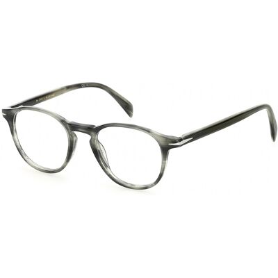 DAVID BECKHAM Lunettes Rondes Gris Horn - Monture de Lunettes - Publicité DAVID BECKHAM Lunettes Rondes Gris Horn - Monture de Lunettes - Publicité