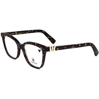 Lunettes De Vue Lanvin Lnv2648 Textured Brown Gold 52/16/140 Femme - Publicité Lunettes De Vue Lanvin Lnv2648 Textured Brown Gold 52/16/140 Femme - Publicité