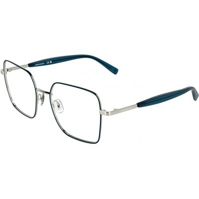 Lunettes De Vue Longchamp Lo2181 Silver/petrol 54/18/140 Femme - Publicité Lunettes De Vue Longchamp Lo2181 Silver/petrol 54/18/140 Femme - Publicité