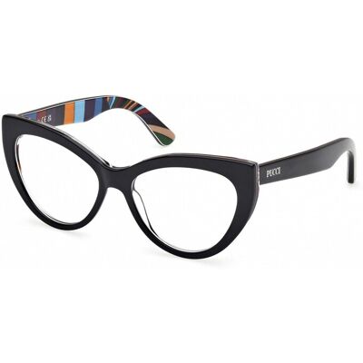 Lunettes De Vue Pucci Ep5266 Black/white 54/16/140 Femme - Publicité Lunettes De Vue Pucci Ep5266 Black/white 54/16/140 Femme - Publicité