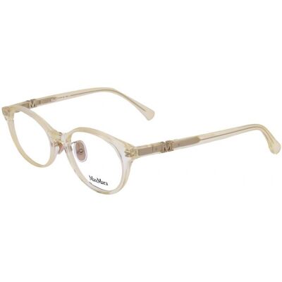 Lunettes De Vue Maxmara Mm5127 D Ivory 49/18/145 Femme - Publicité Lunettes De Vue Maxmara Mm5127 D Ivory 49/18/145 Femme - Publicité