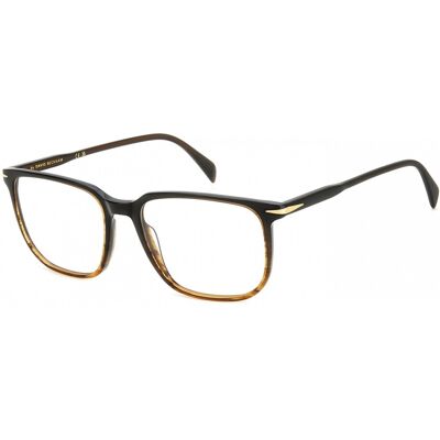 Monture de lunettes David Beckham DB 1141 NNG corne ombrée marron - Monture de lunettes - Publicité Monture de lunettes David Beckham DB 1141 NNG corne ombrée marron - Monture de lunettes - Publicité
