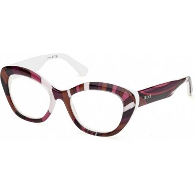 Lunettes De Vue Pucci Ep5272 Animal/texture 52/19/140 Femme - Publicité Lunettes De Vue Pucci Ep5272 Animal/texture 52/19/140 Femme - Publicité