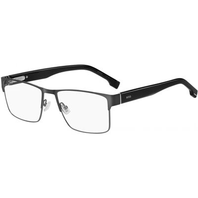 Monture optique en acier noir Boss avec charnières flexibles - Lunettes - Publicité Monture optique en acier noir Boss avec charnières flexibles - Lunettes - Publicité