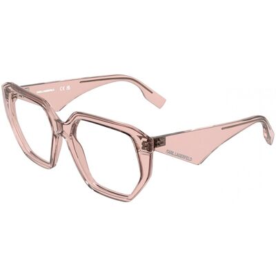 Lunettes De Vue Karl Lagerfeld Kl6213 Rose 54/16/140 Femme - Publicité Lunettes De Vue Karl Lagerfeld Kl6213 Rose 54/16/140 Femme - Publicité