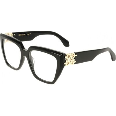 Lunettes De Vue Ferragamo Sf3041e Black 53/16/140 Femme - Publicité Lunettes De Vue Ferragamo Sf3041e Black 53/16/140 Femme - Publicité