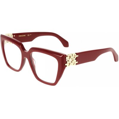 Lunettes De Vue Ferragamo Sf3041e Burgundy 53/16/140 Femme - Publicité Lunettes De Vue Ferragamo Sf3041e Burgundy 53/16/140 Femme - Publicité