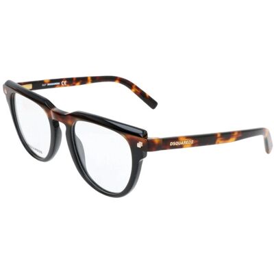 Lunettes De Vue Dsquared2 Dq5251 Black 52/20/140 Unisex - Publicité Lunettes De Vue Dsquared2 Dq5251 Black 52/20/140 Unisex - Publicité