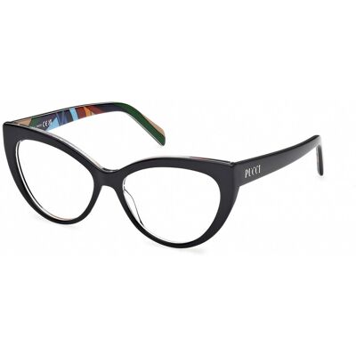 Lunettes De Vue Pucci Ep5215 Black/texture 54/15/140 Femme - Publicité Lunettes De Vue Pucci Ep5215 Black/texture 54/15/140 Femme - Publicité