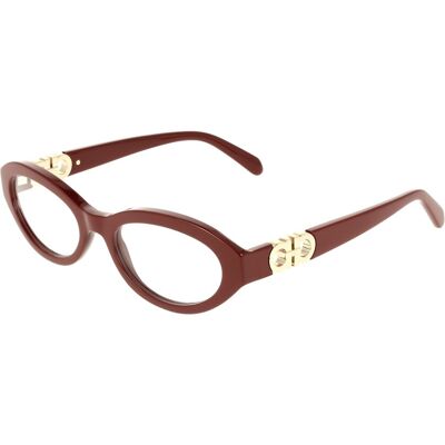 Lunettes De Vue Ferragamo Sf3057 Burgundy 54/19/145 Femme - Publicité Lunettes De Vue Ferragamo Sf3057 Burgundy 54/19/145 Femme - Publicité