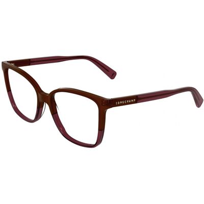 Lunettes De Vue Longchamp Lo2753 Opaline Brown/wine 53/16/140 Femme - Publicité Lunettes De Vue Longchamp Lo2753 Opaline Brown/wine 53/16/140 Femme - Publicité