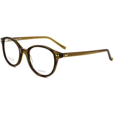 Lunettes De Vue Safilo Cerchio 02 1qa Tr Olive Green Mustard 48/21/140 Femme - Publicité Lunettes De Vue Safilo Cerchio 02 1qa Tr Olive Green Mustard 48/21/140 Femme - Publicité