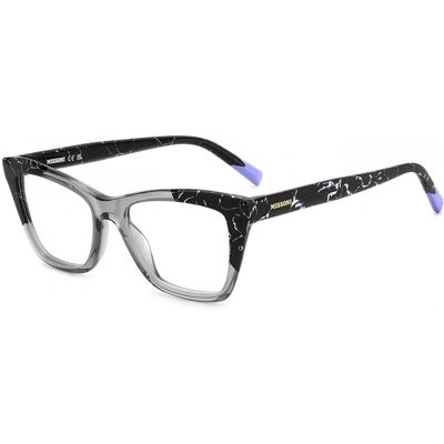 Missoni - MISSONI MIS 0174 UHX - Gris marbre noir - Femme - Eyewear frame - Publicité Missoni - MISSONI MIS 0174 UHX - Gris marbre noir - Femme - Eyewear frame - Publicité