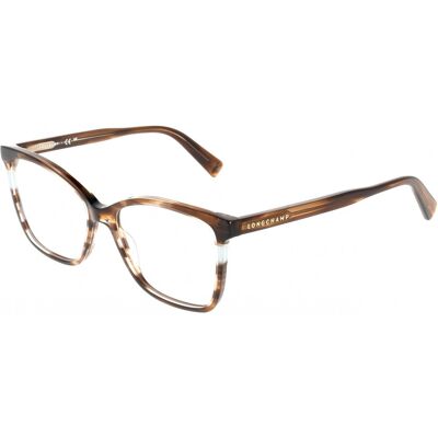 Lunettes De Vue Longchamp Lo2741 Striped Brown 55/15/140 Femme - Publicité Lunettes De Vue Longchamp Lo2741 Striped Brown 55/15/140 Femme - Publicité