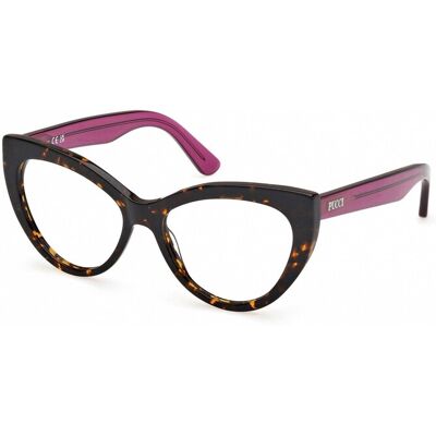 Lunettes De Vue Pucci Ep5266 Havana 54/16/140 Femme - Publicité Lunettes De Vue Pucci Ep5266 Havana 54/16/140 Femme - Publicité