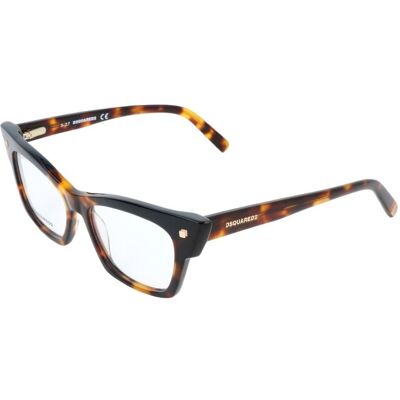Lunettes De Vue Dsquared2 Dq5234 Havana 50/16/140 Femme - Publicité Lunettes De Vue Dsquared2 Dq5234 Havana 50/16/140 Femme - Publicité