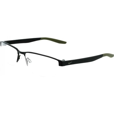 Lunettes De Vue Nike 8138 N Satin Black/cargo Khaki 56/16/140 Homme - Publicité Lunettes De Vue Nike 8138 N Satin Black/cargo Khaki 56/16/140 Homme - Publicité