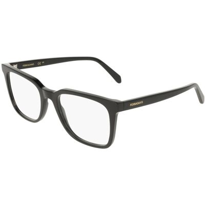 Lunettes De Vue Ferragamo Sf3067 Black 57/21/150 Homme - Publicité Lunettes De Vue Ferragamo Sf3067 Black 57/21/150 Homme - Publicité