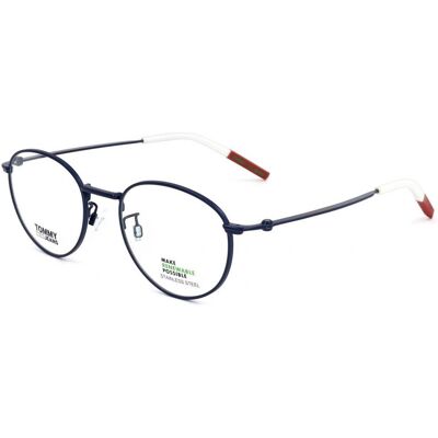 Tommy Hilfiger TJ 0047 PJP BLEU - Lunettes rondes à monture pleine unisex - Publicité Tommy Hilfiger TJ 0047 PJP BLEU - Lunettes rondes à monture pleine unisex - Publicité