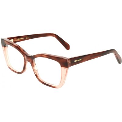 Lunettes De Vue Ferragamo Sf3052 Tortoise/rose 51/17/145 Femme - Publicité Lunettes De Vue Ferragamo Sf3052 Tortoise/rose 51/17/145 Femme - Publicité