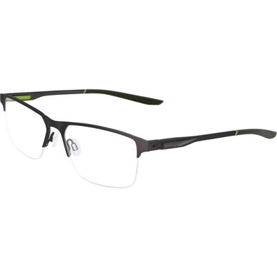 Montures de Lunettes Nike NIKE 8045 076 Gunmetal/Cargo Khak - Montures - Publicité Montures de Lunettes Nike NIKE 8045 076 Gunmetal/Cargo Khak - Montures - Publicité