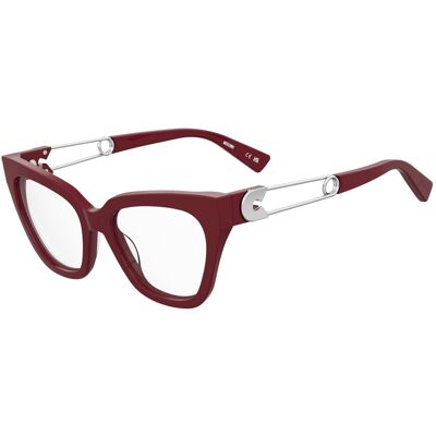 Lunettes De Vue Moschino Mos638 Burgundy 2 52/18/145 Femme - Publicité Lunettes De Vue Moschino Mos638 Burgundy 2 52/18/145 Femme - Publicité